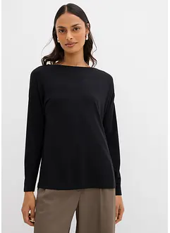 Longsleeve van viscosemix, bonprix