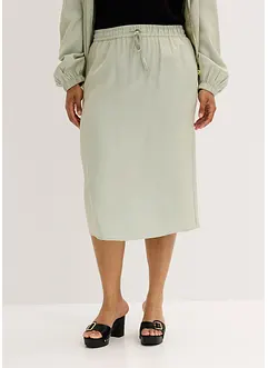 Midirok van glanzend materiaal, bonprix