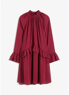 Chiffon jurk met volants, bonprix