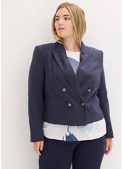 Korte gestructureerde blazer, bonprix