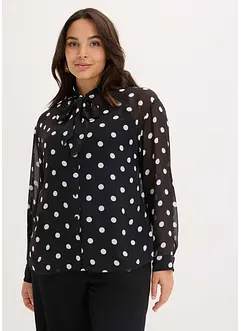 Blouse met strik, bonprix