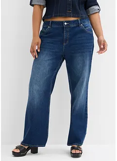 Straight jeans mid waist, bonprix