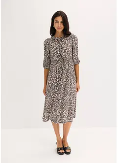 Jersey jurk met strik, bonprix
