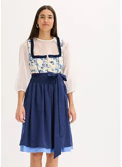 Dirndl met geborduurde schort (2-dlg. set), bonprix