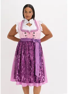 Dirndl met pailletten schort (2-dlg. set), bonprix