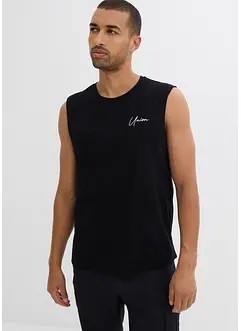 Muscle shirt van biologisch katoen, loose fit (set van 2), bonprix