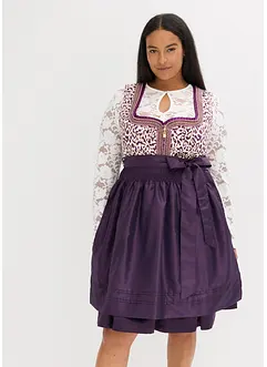Dirndl met schort met borduursel (2-dlg. set), bonprix