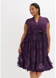Dirndl met borduursel en fluwelen rok (2-dlg. set), bonprix
