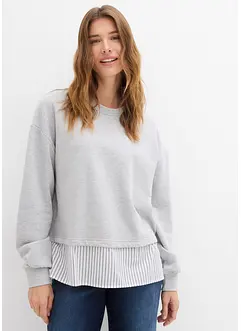 Sweater met blouse, bonprix