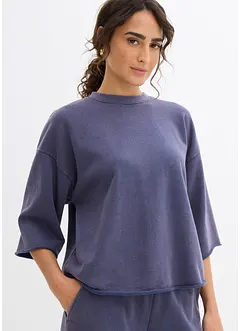 Oversized sweater in een zachte katoenmix, bonprix