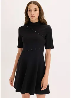 Mini jurk met studs, bonprix