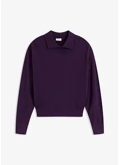 Fijn gebreide trui met viscose, bonprix