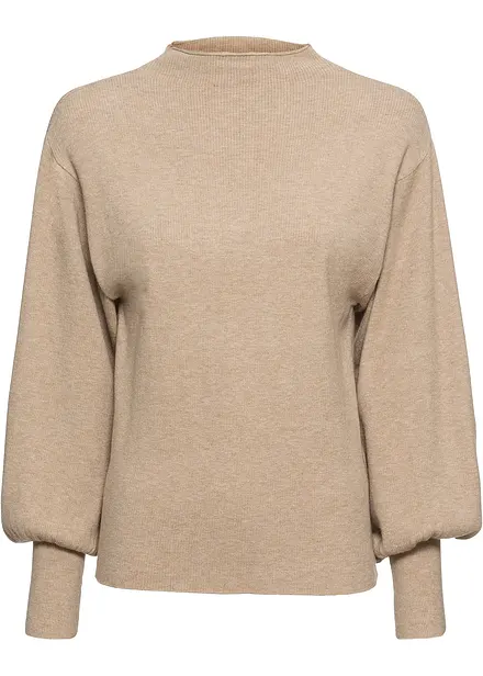 Oversized trui in een viscosemix