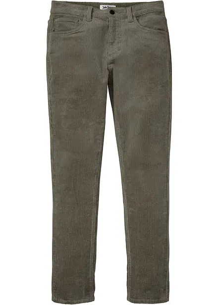 Slim fit stretch corduroy broek met comfort fit