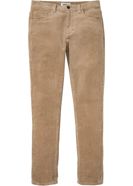Slim fit stretch corduroy broek met comfort fit