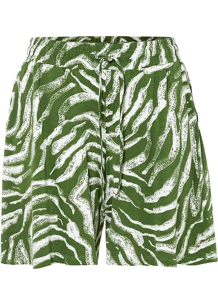 Viscose-jersey short met comfortband