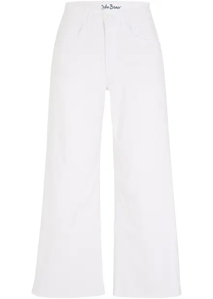 Comfort stretch 7/8 jeans, wide fit