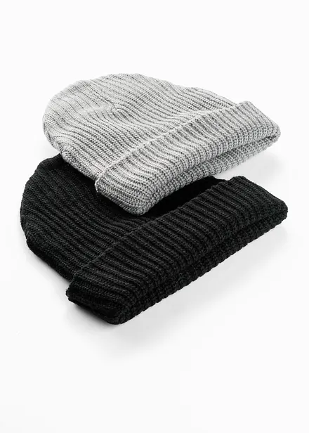 Gebreide muts (set van 2)