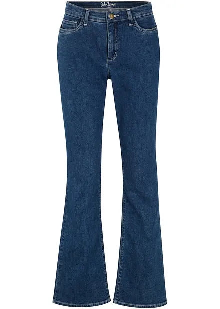Mid waist jeans met biologisch katoen, bootcut