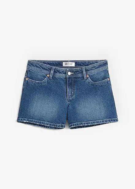 Stretch jeans short, mid waist