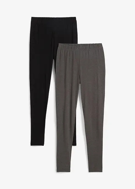 Legging met biologisch katoen (set van 2)