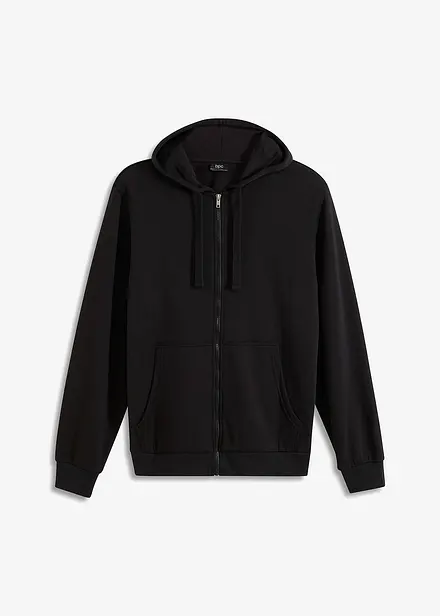 Sweater met capuchon en ritssluiting