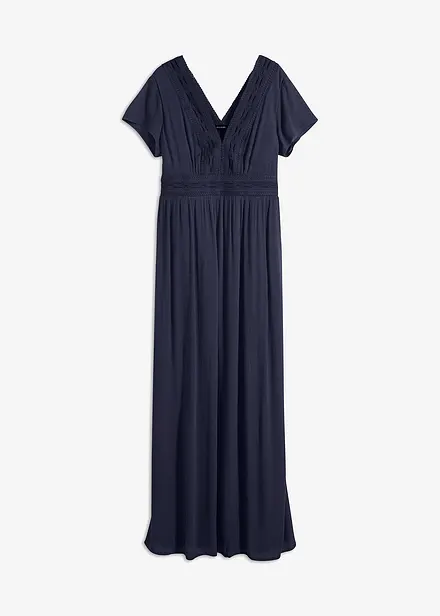 Maxi jurk van soepele viscose
