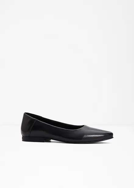 Leren ballerina's