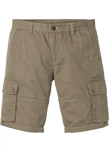 Cargo bermuda van katoen, regular fit