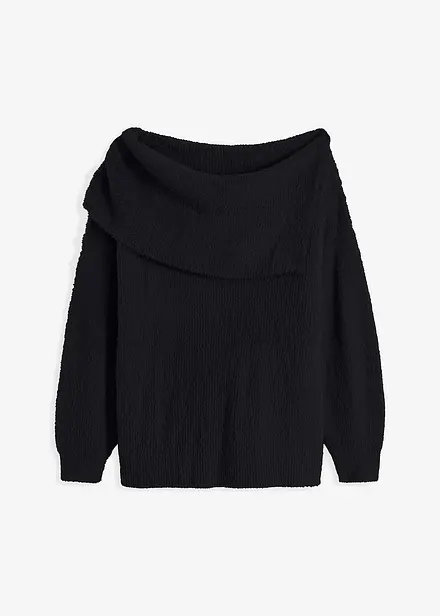 Asymmetrische off shoulder trui