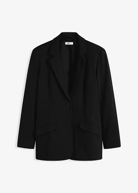 Lange blazer van katoen-jersey
