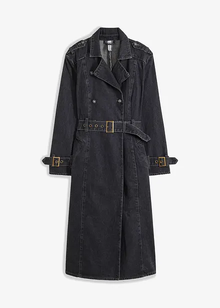 Denim trenchcoat