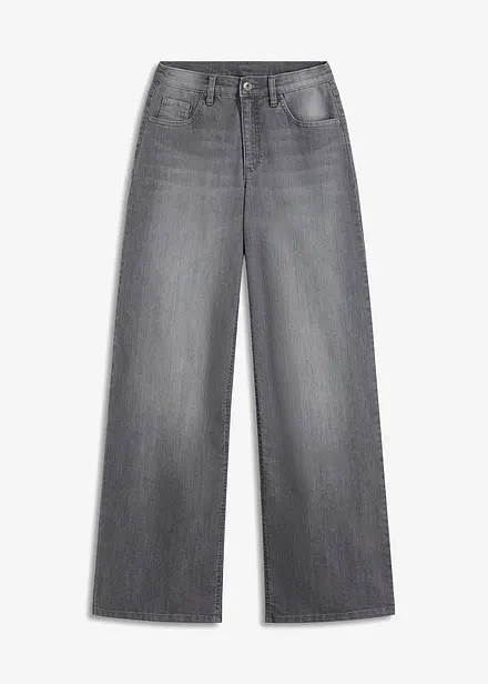 Wide leg jeans, high waist