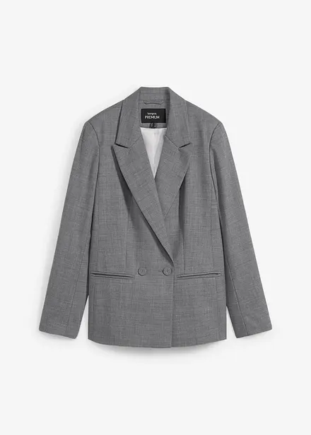 Wollen blazer met dubbele knopen