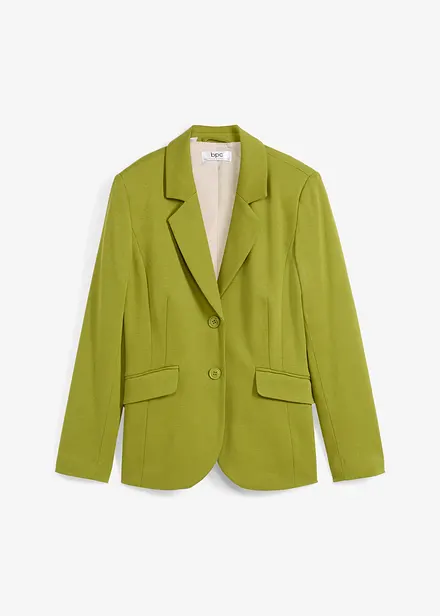 Getailleerde blazer van katoen-jersey