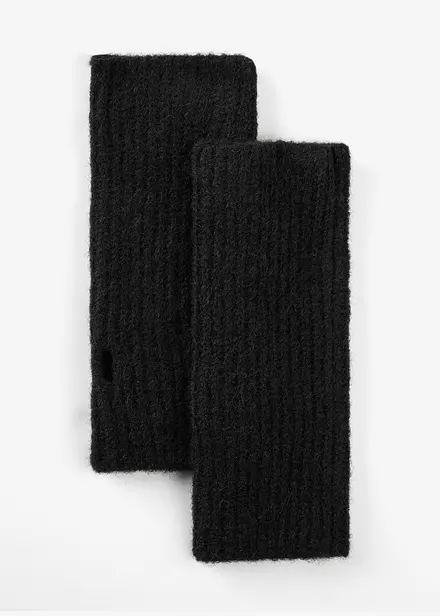 Wollen armwarmers met alpacawol