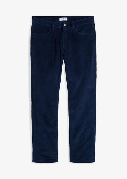 Relexed fit corduroy thermobroek, straight