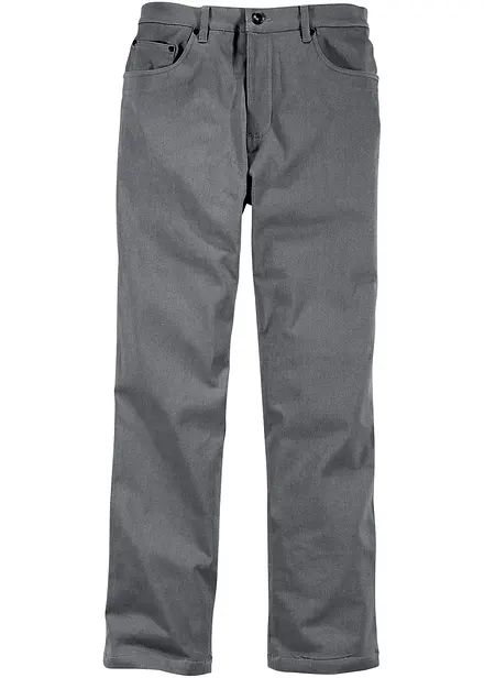 Regular fit stretch thermobroek, straight