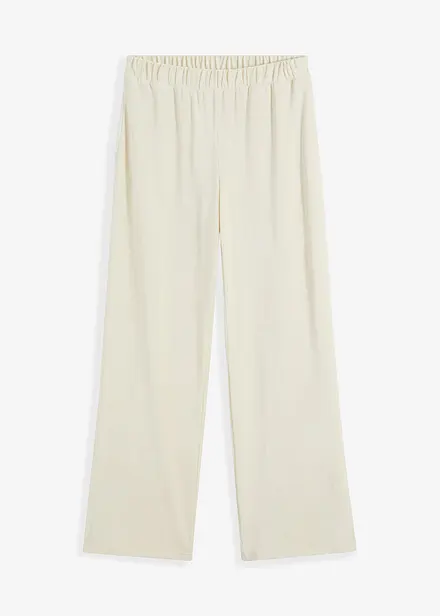 Wijde corduroy broek