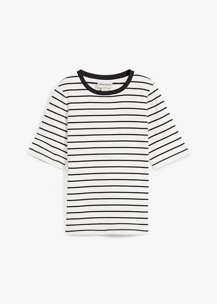T-shirt van zwaar biologisch katoen
