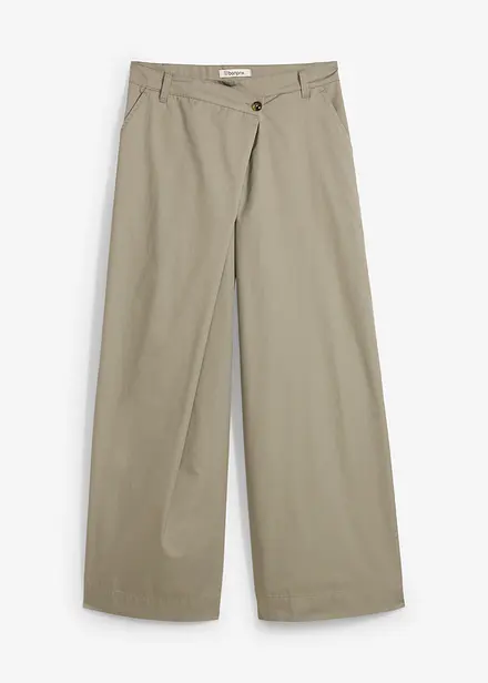 Marlene Dietrich broek met asymmetrische sluiting