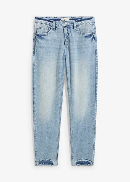 Klassieke stretch jeans, tapered en cropped
