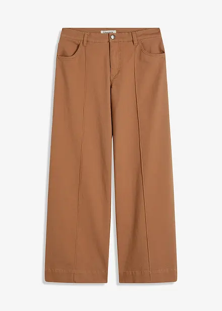 Twill broek met bies