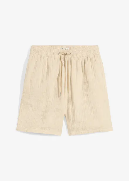Mousseline short van katoen