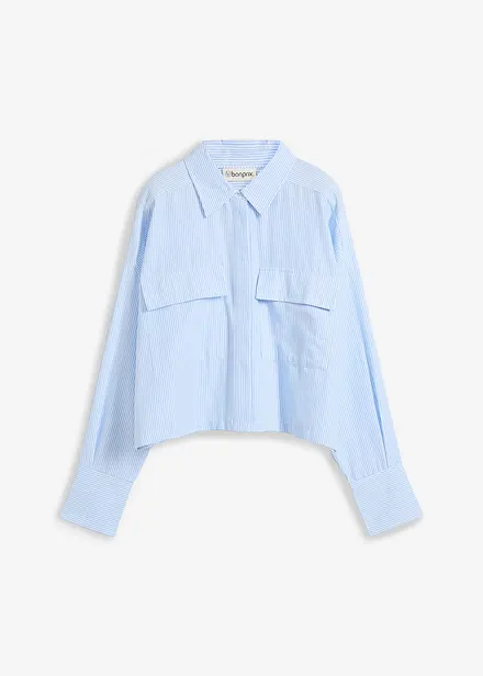 Oversized blouse van puur katoen