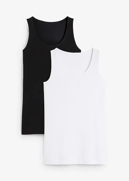 Stretch tanktop (set van 2)