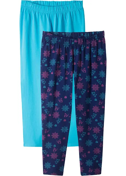 Capri legging (set van 2) met biologisch katoen