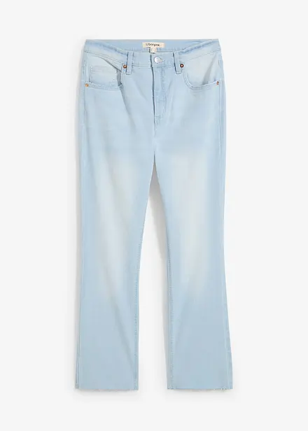 Flared jeans high waist, cropped