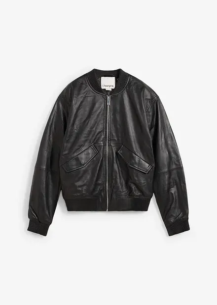 Leren blouson van lamsnappa