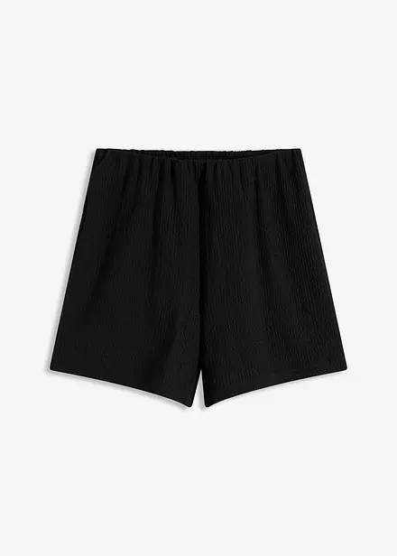 Jersey short van lichte crèpe